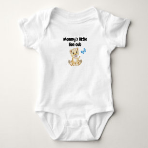 Mummy’s little lion cub baby bodysuit
