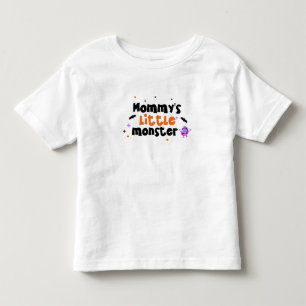 Mummy’s Little Monster Cute Halloween  Toddler T-Shirt