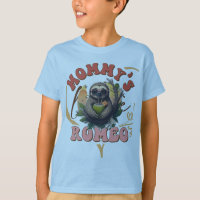   mummy`s romeo quirky sticker design 