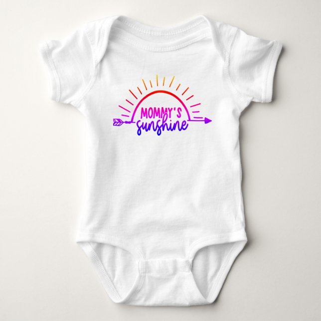 Mummy’s Sunshine Baby Bodysuit (Front)