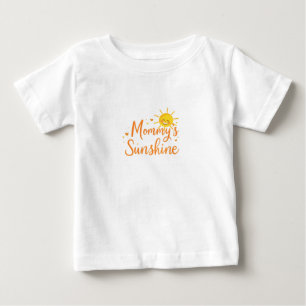 Mummy’s Sunshine Baby Text Design T-Shirt