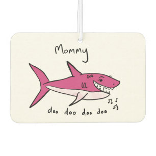 Mummy Shark Car Air Freshener