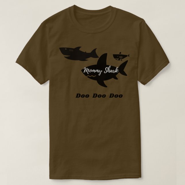 mummy shark T-Shirt (Design Front)