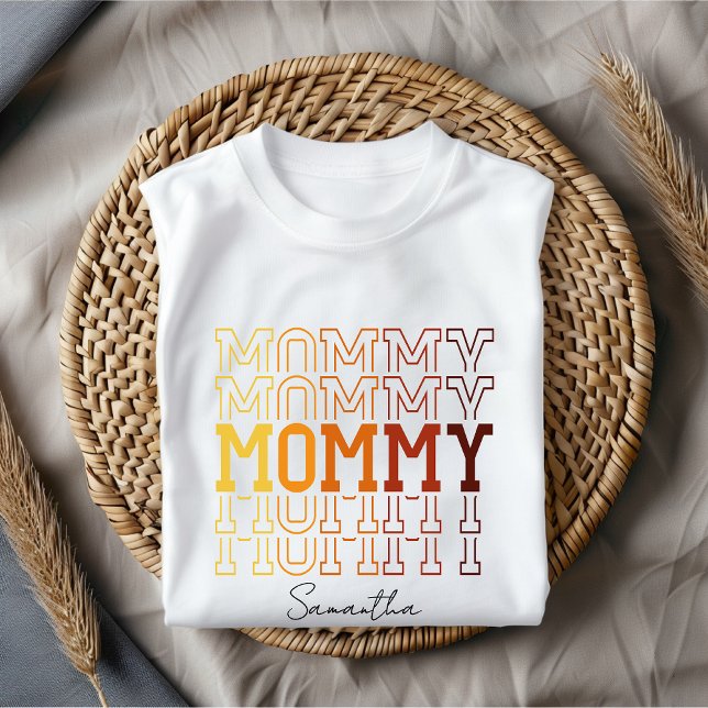 Mummy shirt, Custom name shirt, Mama shirt, Mother T-Shirt (mommy shirt, custom name shirt, mama shirt, mothers day gift, mom shirt, new mama shirt, mom gift)