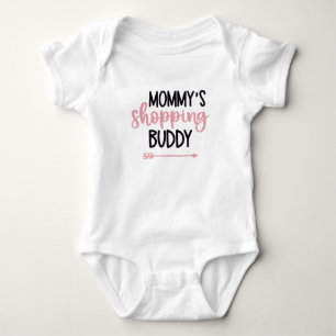 Mummy shopping buddy baby bodysuit