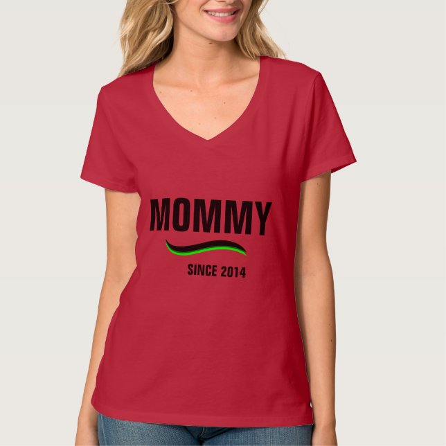 Mummy Since 2014 T-Shirt (Front)