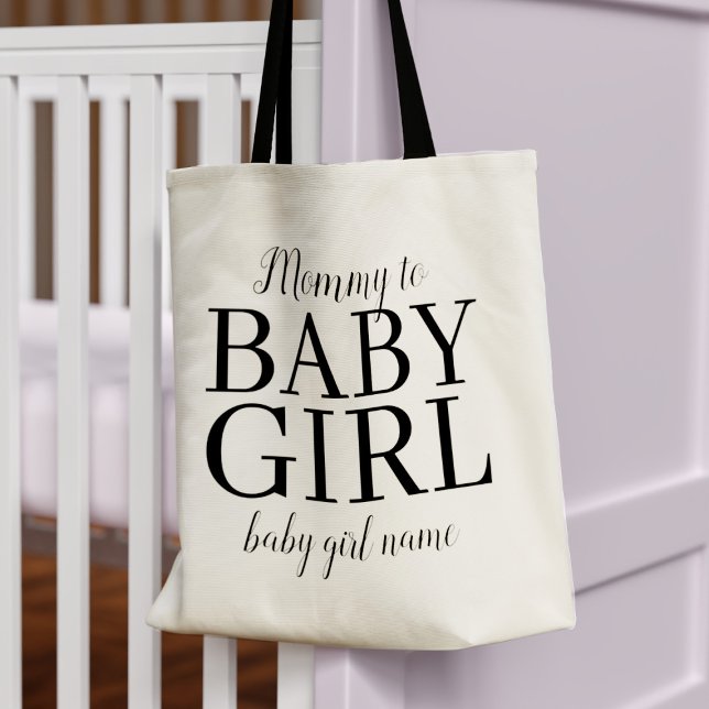 Mummy to Baby Girl Name New Mum Tote Bag (Creator Uploaded)