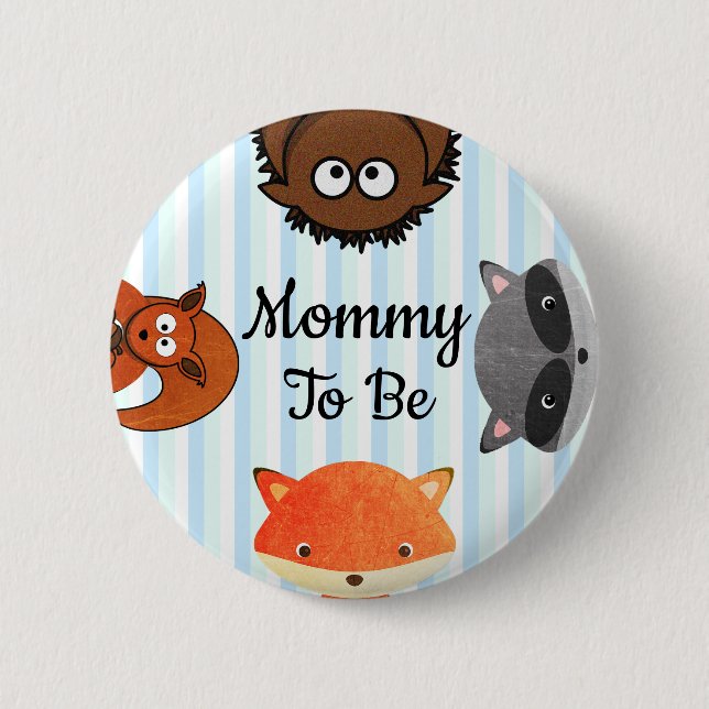 Mummy to be Baby Shower Button (Front)