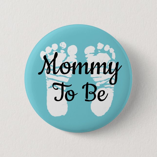 Mummy to be Baby Shower Button (Front)