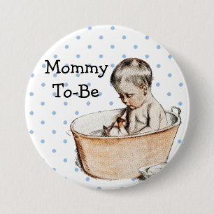 Mummy to be Baby Shower Button
