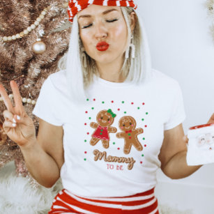 Mummy To Be Gender Reveal Gingerbread T-Shirt