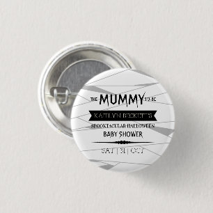 Mummy To Be   Halloween Baby Shower 3 Cm Round Badge