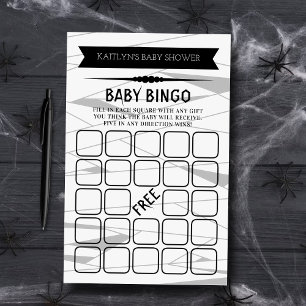 Mummy To Be   Halloween Baby Shower Bingo Game