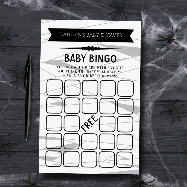 Mummy To Be | Halloween Baby Shower Bingo Game (Creator Uploaded)