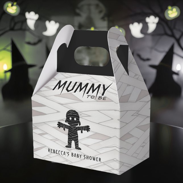 Mummy to Be Halloween Baby Shower Favour Box (Mummy to Be Halloween Baby Shower Favor Boxes
)
