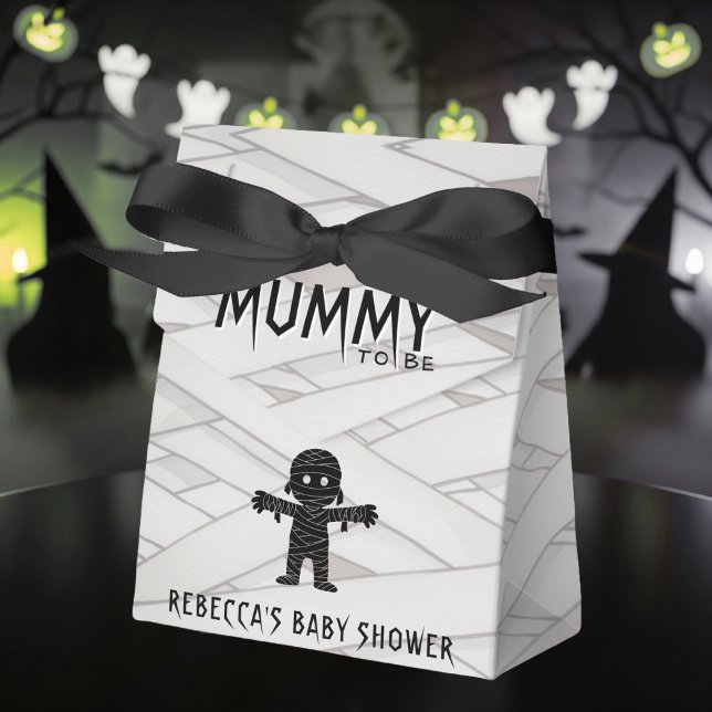 Mummy to Be Halloween Baby Shower Favour Box (Mummy to Be Halloween Baby Shower Favor Boxes
)