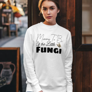 Mummy To Be The Little Fungi Mushroom Baby Shower Tri-Blend Shirt