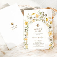 Mummy To Bee Baby Shower Boho Wildflower