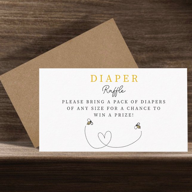 Mummy-To-Bee Baby Shower Enclosure Card (Creator Uploaded)