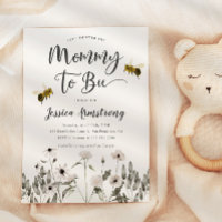 Mummy to Bee Baby Shower Invitation