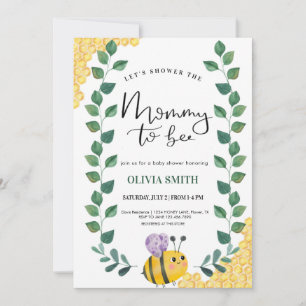  Mummy to Bee Baby Shower Invitation