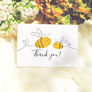 Mummy To Bee Baby Shower Script Thank You Card