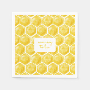 Mummy to Bee Baby Shower Thank You Napkin