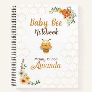 Mummy to bee Baby to bee Lined Notebook