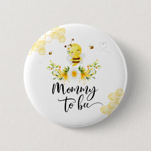 Mummy to bee button