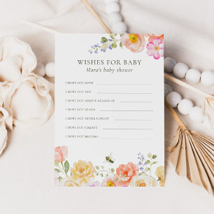 Mummy to Bee Floral Wishes for Baby Game