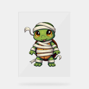 Mummy Turtle Acrylic Sign