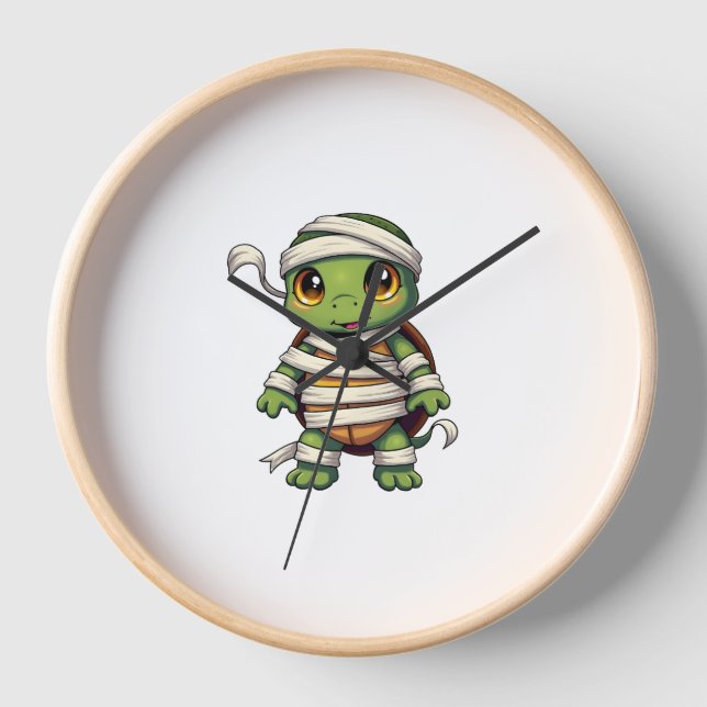 Mummy Turtle Clock (Front)