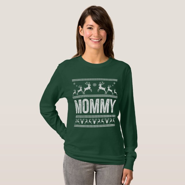 Mummy Ugly Christmas Sweater (Front Full)