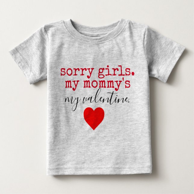 mummy valentine baby T-Shirt (Front)