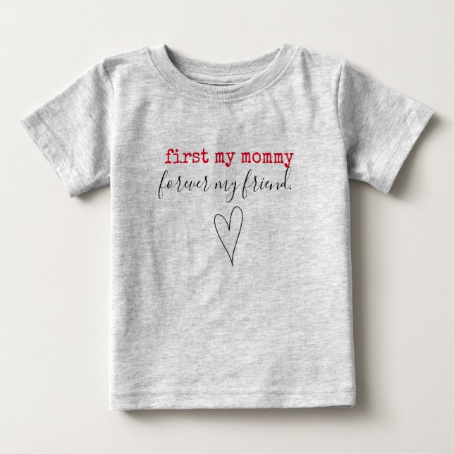 mummy valentine baby T-Shirt (Front)