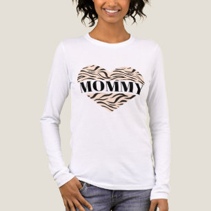Mummy ,wild tiger heart Tri-Blend shirt