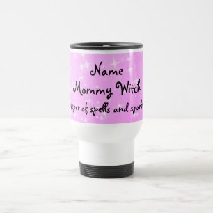 Mummy Witch personalised Travel Mug