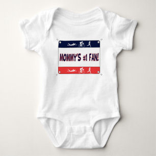 Mummy's #1 Fan Baby Bodysuit