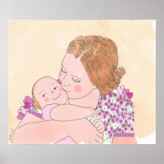 Mummy's Baby Girl Poster