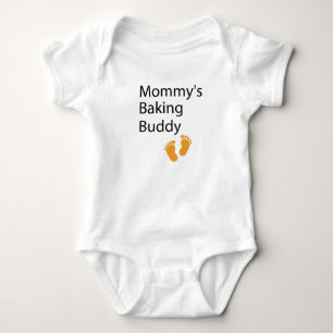 Mummy's Baking Buddy    Baking mum, baking baby Bodysuit