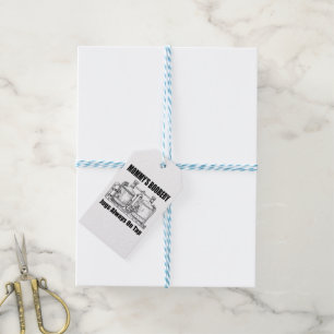 Mummy's Boobery Jugs Always On Tap Gift Tags