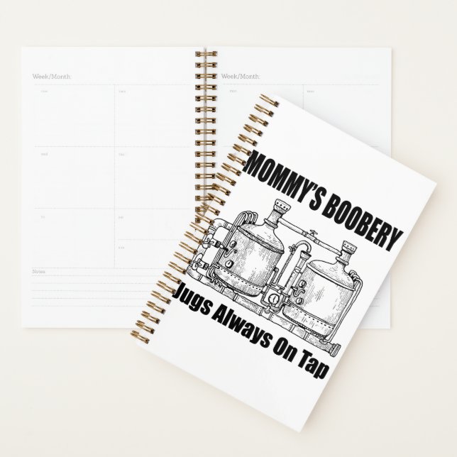 Mummy's Boobery Jugs Always On Tap Planner (Display)