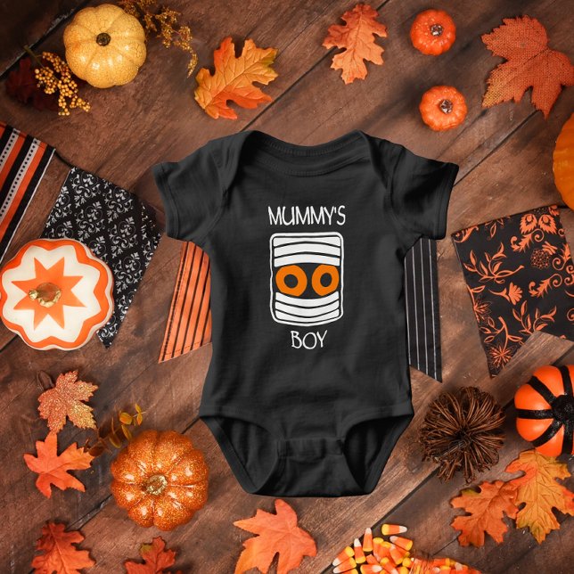  Mummy's Boy - Cute Halloween Baby  Bodysuit (Creator Uploaded)