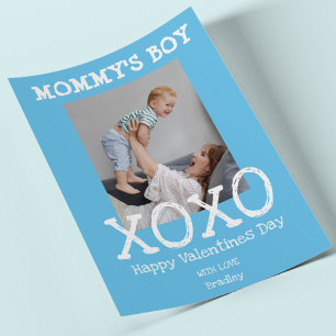 Mummy's Boy   Photo   Hugs And Kisses Valentines Holiday Card