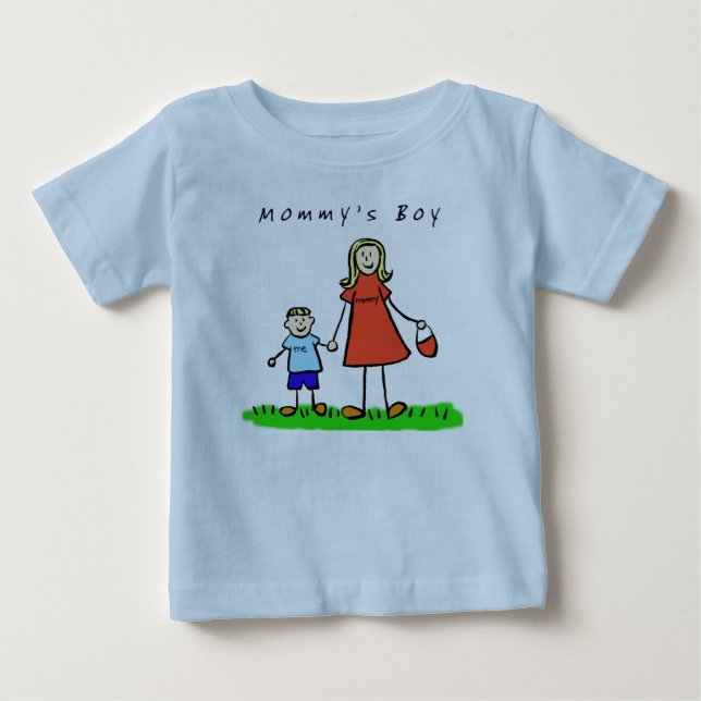 Mummy's Boy Shirt (Blonde) (Front)