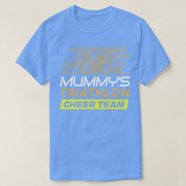 Mummys Cheer Team Triathlon T-Shirt (Design Front)