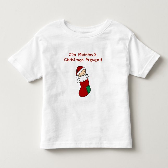 Mummy's Christmas Present T-shirts and Gifts (Front)