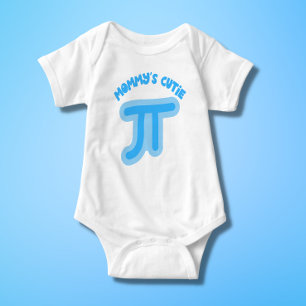 Mummy's Cutie Pi - Cute Pie Day Baby Bodysuit