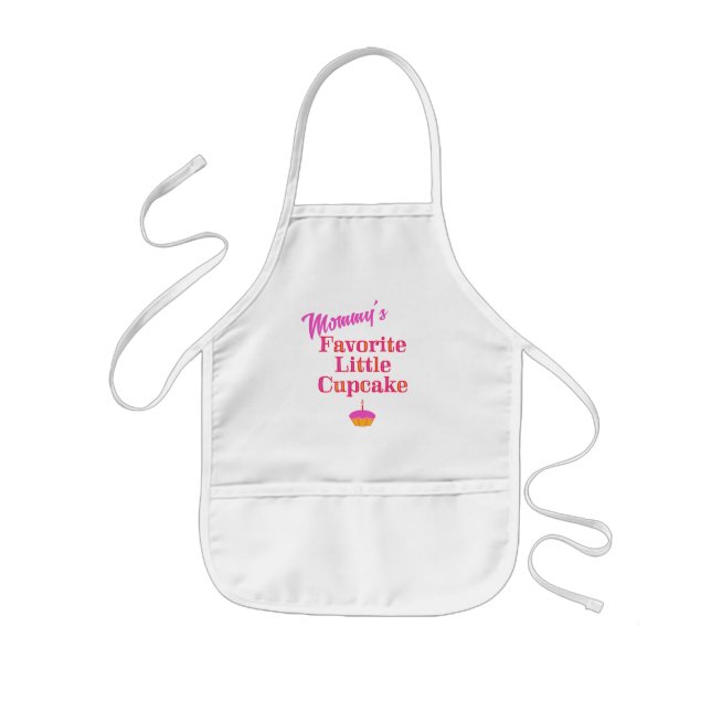 Mummy's Favourite Little Cupcake Kids Apron (Front)