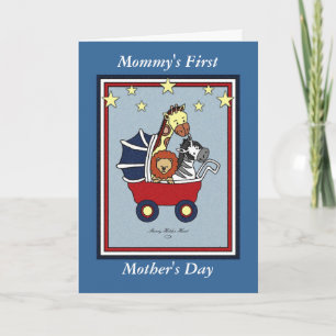 Mummy's First Mother's Day- Americana Style Card